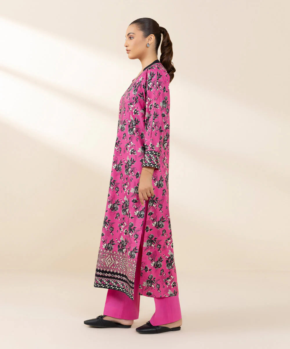 SAPPHIRE | UNSTITCHED 2 PIECE EMBROIDERED COTTON VISCOSE SUIT