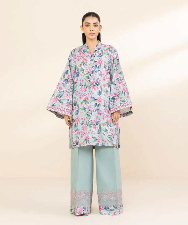 SAPPHIRE | UNSTITCHED 2 PIECE EMBROIDERED LAWN SUIT