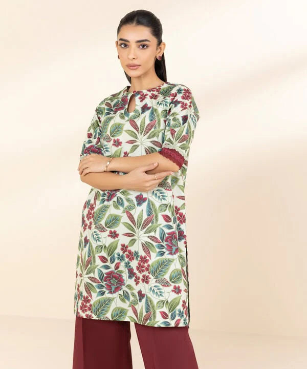SAPPHIRE | UNSTITCHED 2 PIECE EMBROIDERED LAWN SUIT
