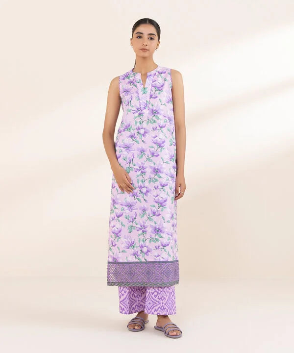 SAPPHIRE | UNSTITCHED 2 PIECE EMBROIDERED LAWN SUIT
