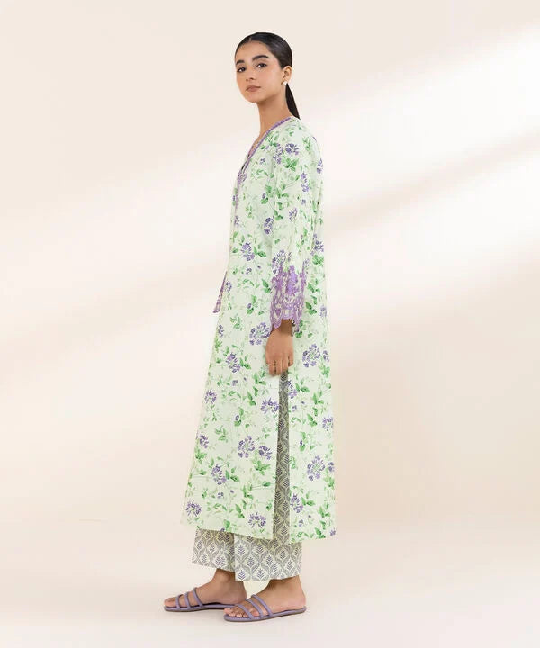 SAPPHIRE | UNSTITCHED 2 PIECE EMBROIDERED LAWN SUIT