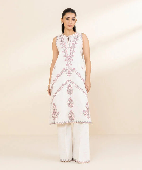 SAPPHIRE | UNSTITCHED 2 PIECE EMBROIDERED MULTI NEPS SUIT