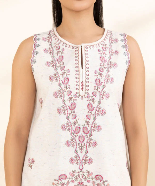 SAPPHIRE | UNSTITCHED 2 PIECE EMBROIDERED MULTI NEPS SUIT