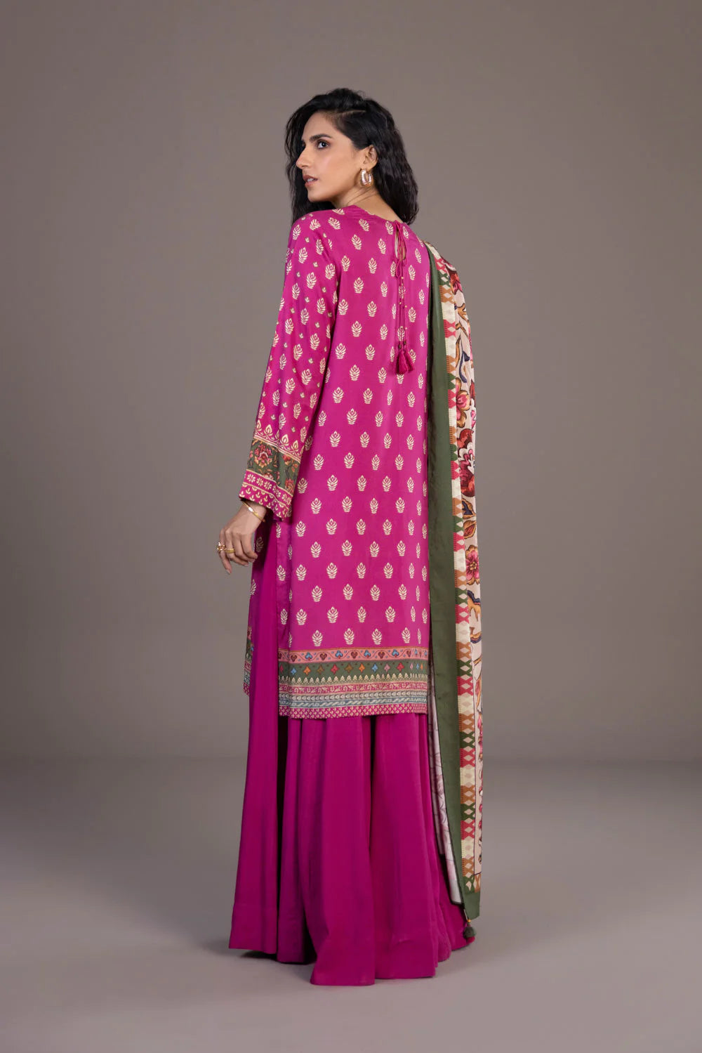Sapphire | Unstitched 3Pc Printed Blended Linen | U3-DAY23V9-14