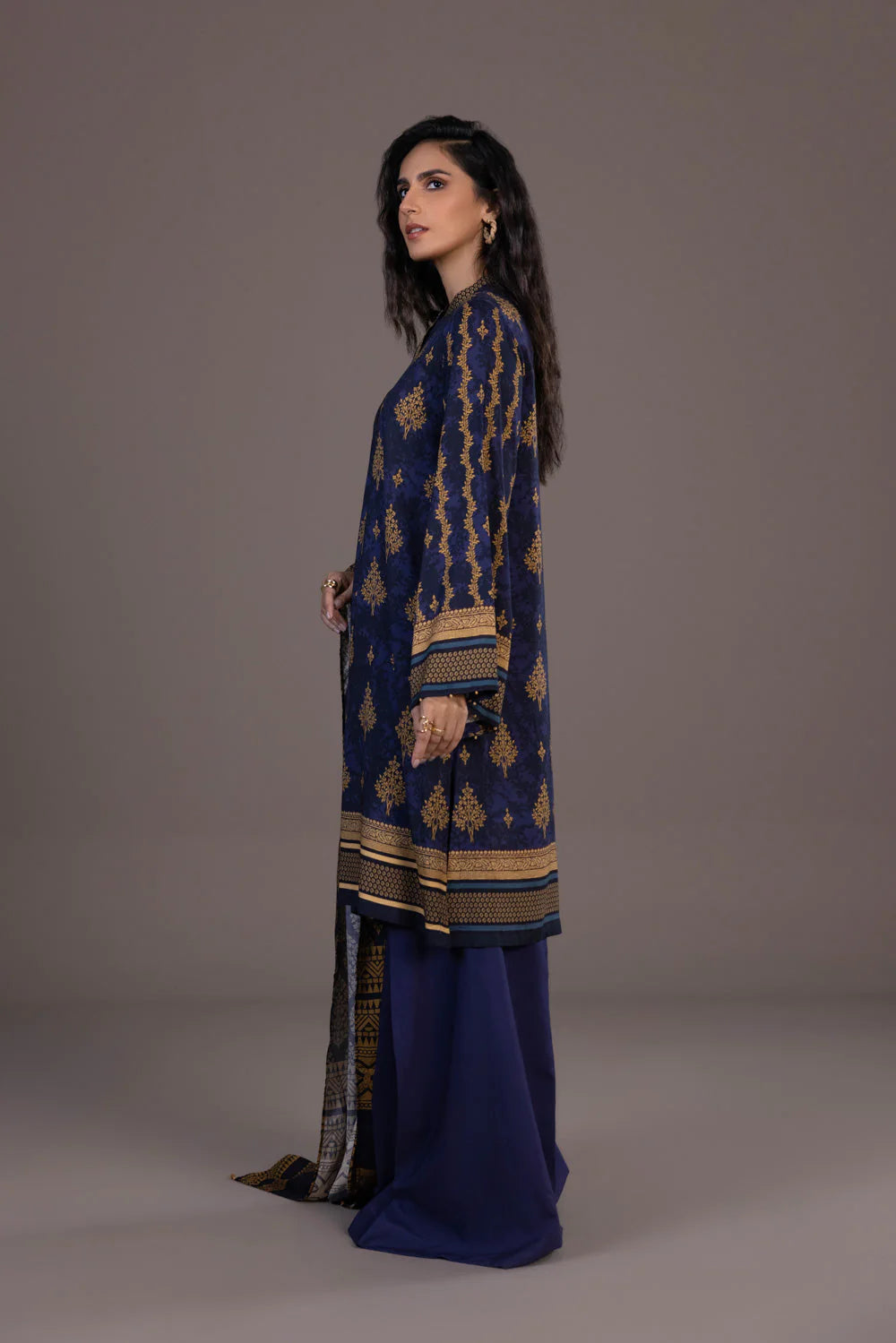 Sapphire | Unstitched 3Pc Printed Blended Linen | U3-DAY23V9-15