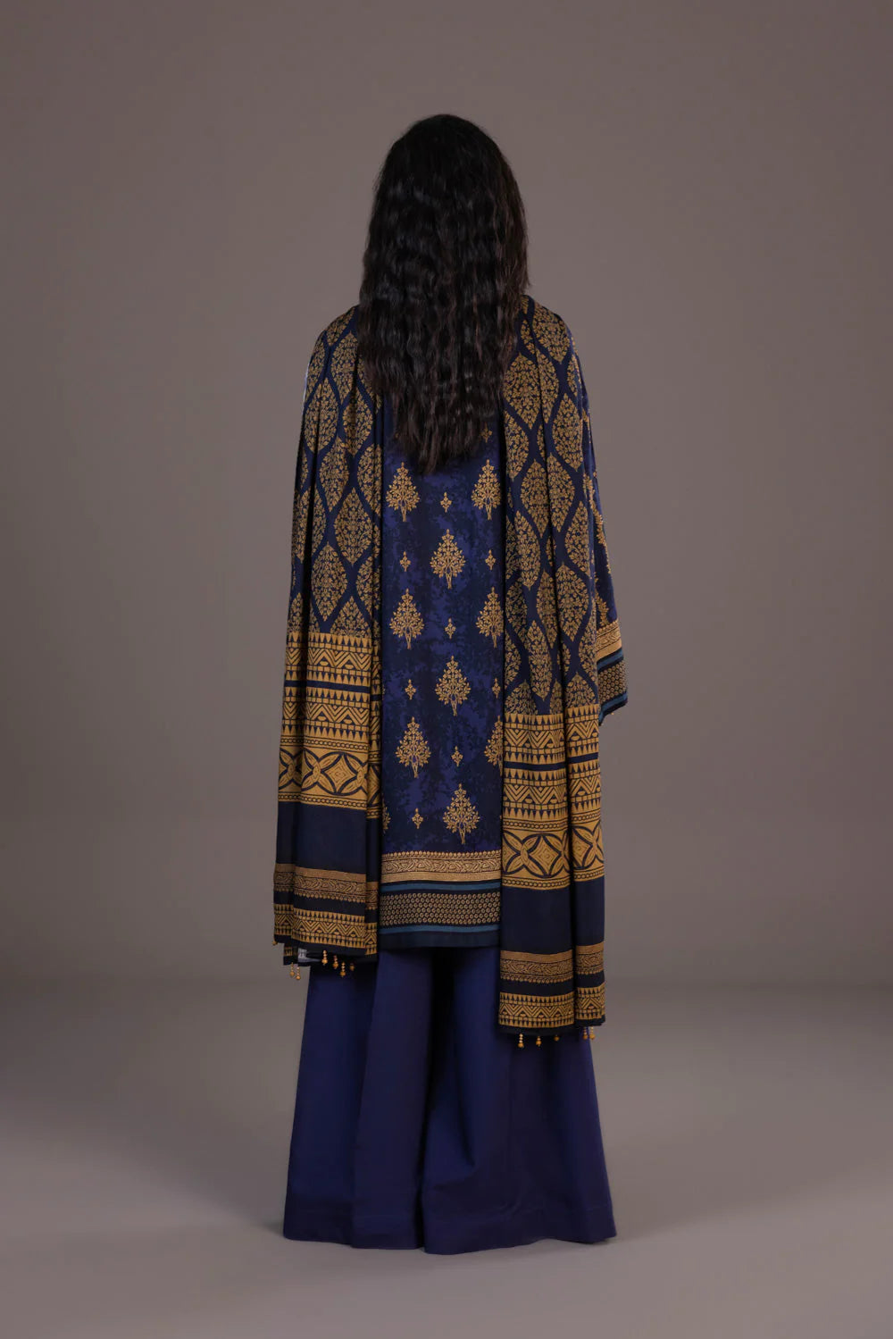 Sapphire | Unstitched 3Pc Printed Blended Linen | U3-DAY23V9-15