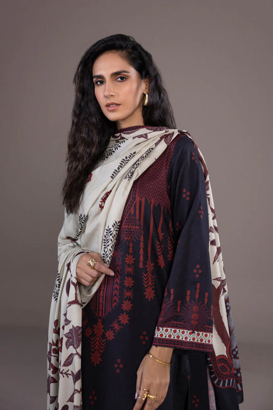 Sapphire | Unstitched 3Pc Printed Blended Linen | U3-DAY23V9-18