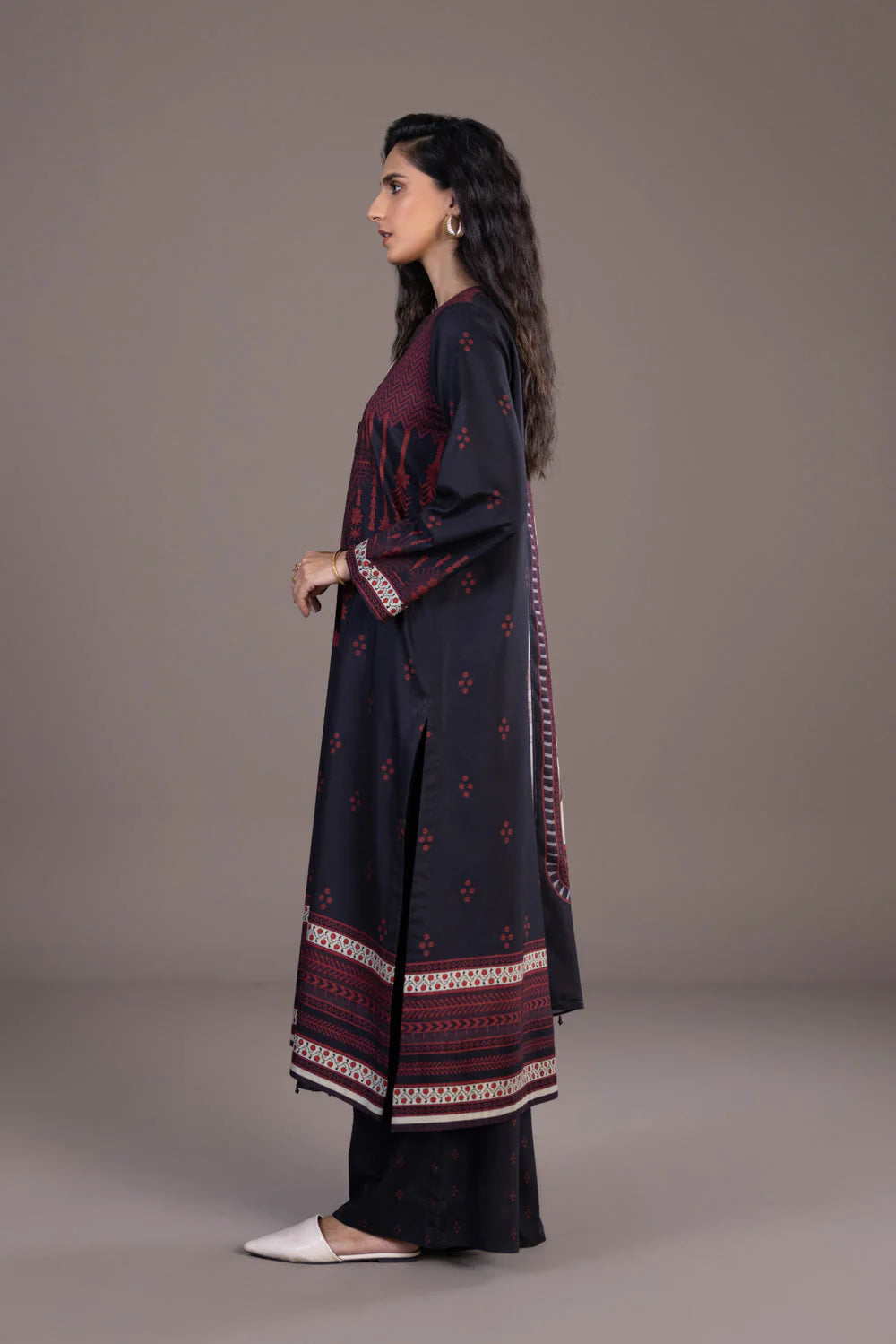 Sapphire | Unstitched 3Pc Printed Blended Linen | U3-DAY23V9-18