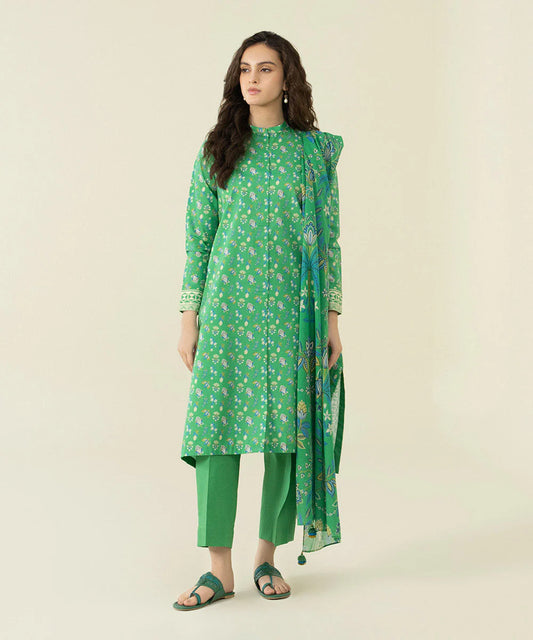Sapphire | Unstitched 3Pc Printed Lawn Suit | U3P-DY23V4-16R