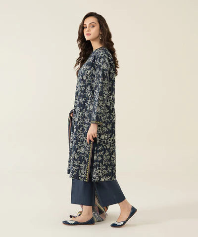 Sapphire | Unstitched 3Pc Printed Lawn Suit | U3P-DY23V4-29-R