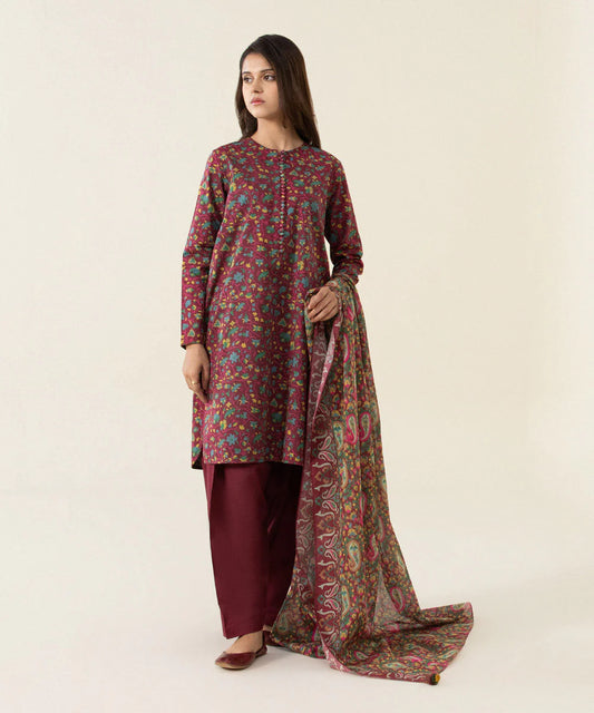 Sapphire | Unstitched 3Pc Printed Lawn Suit | U3P-DY23V4-30-R