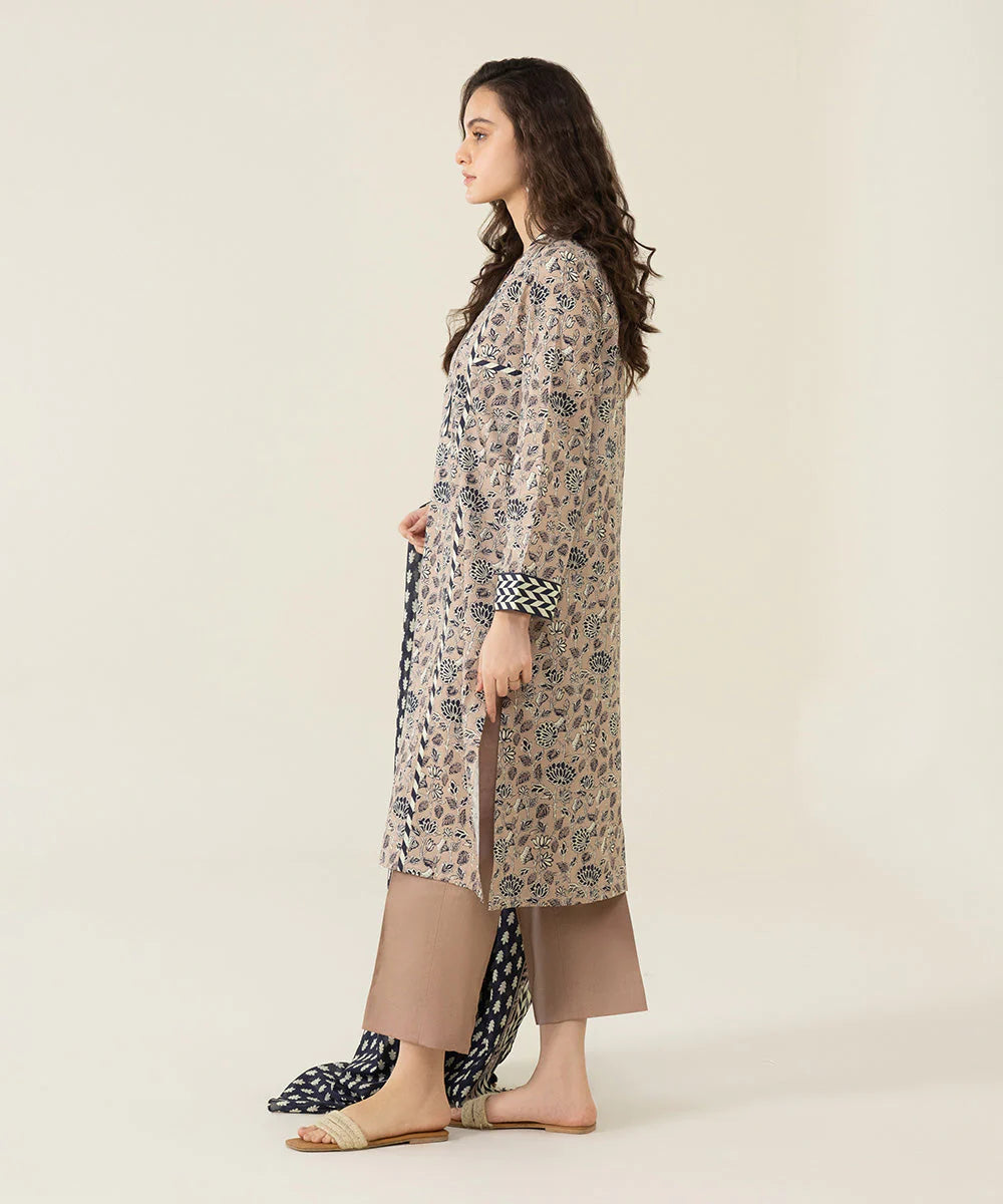 Sapphire | Unstitched 3Pc Printed Lawn Suit | U3P-DY23V4-35-R