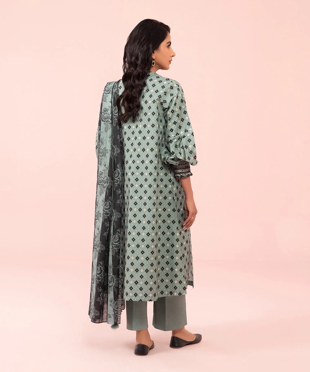 SAPPHIRE | UNSTITCHED 3 PIECE PRINTED LAWN SUIT