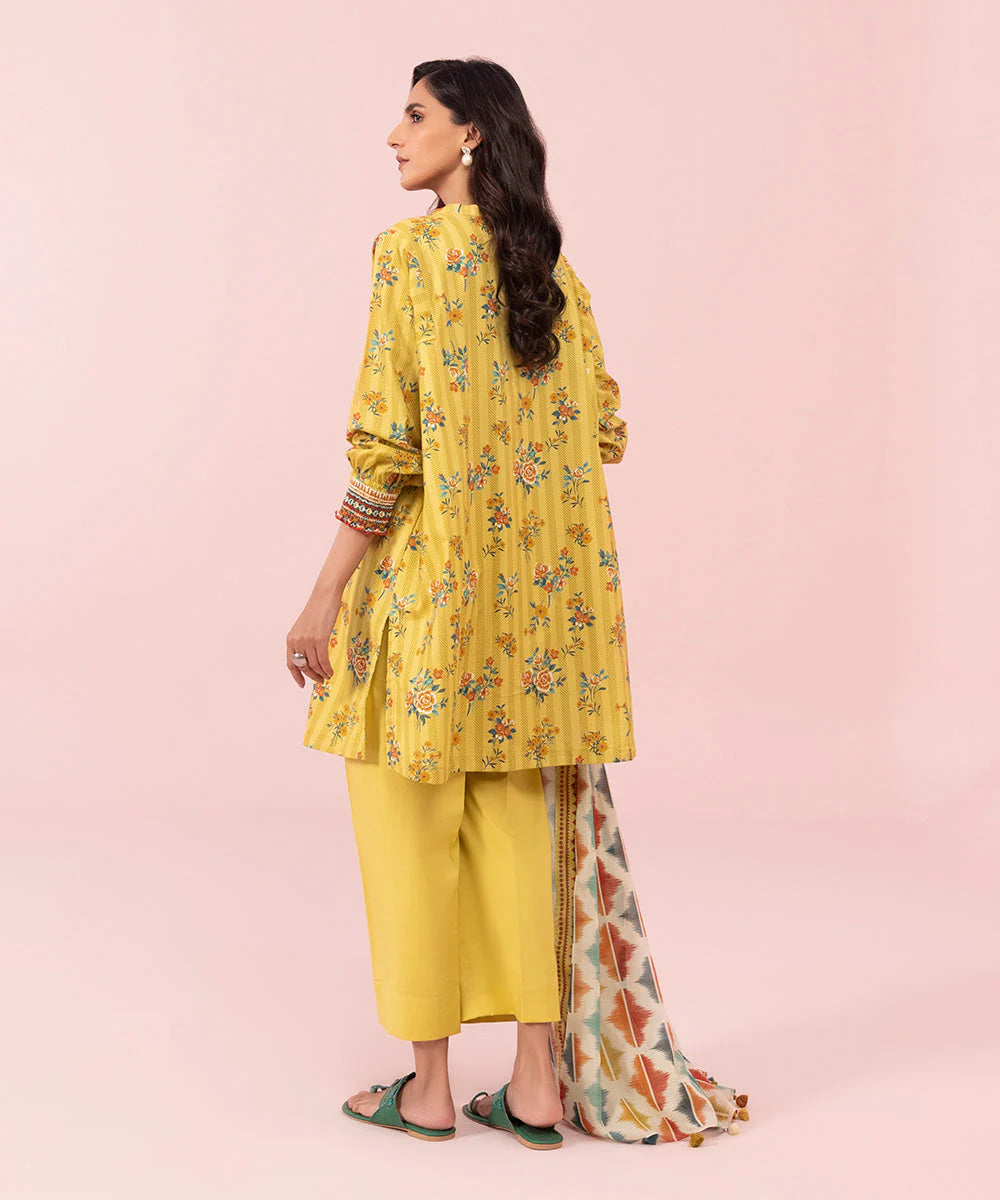 Sapphire | Unstitched 3Pc Printed Lawn Suit | U3P-DY23V5-23R