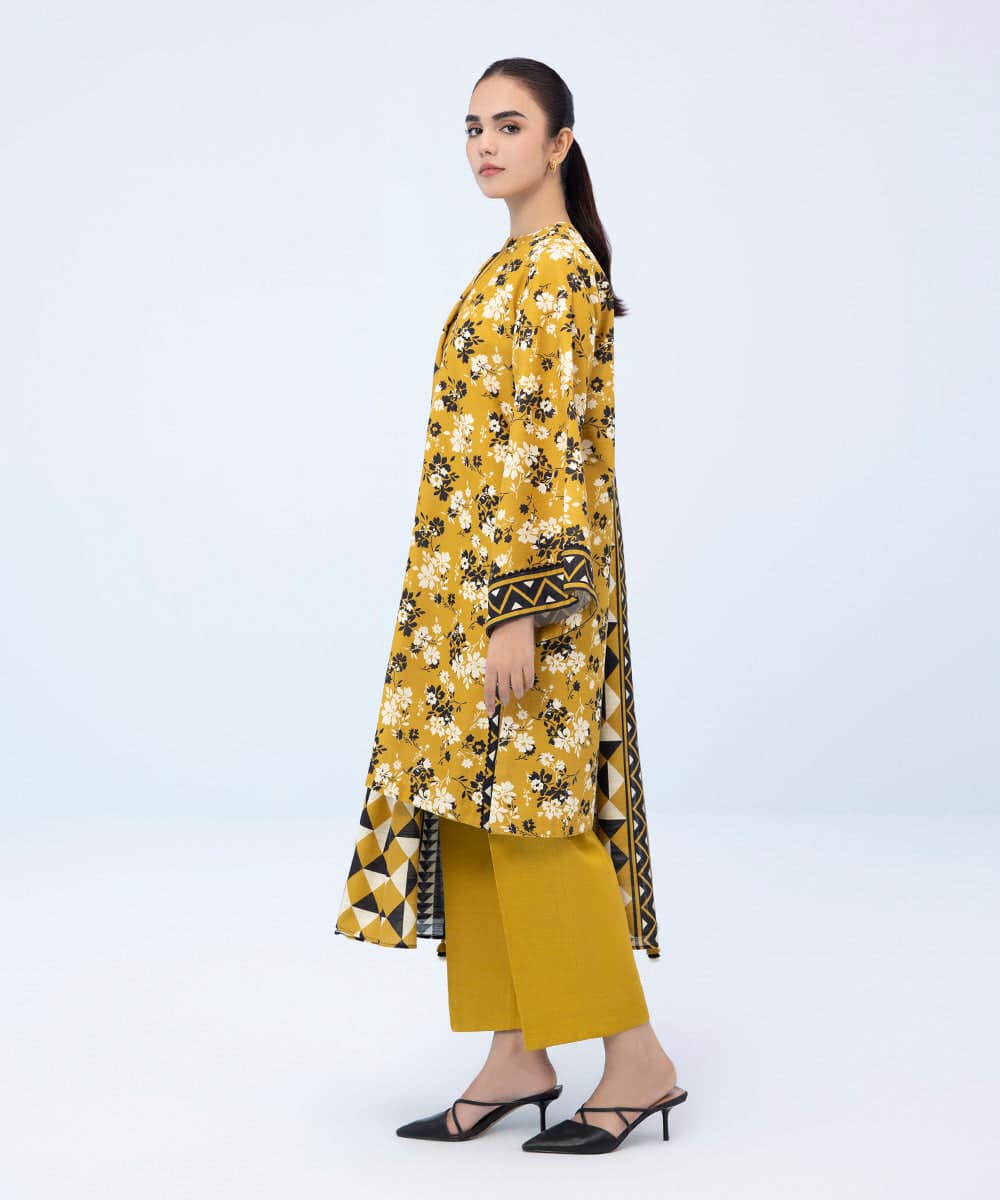 SAPPHIRE | UNSTITCHED 3 PIECE PRINTED LIGHT KHADDAR SUIT