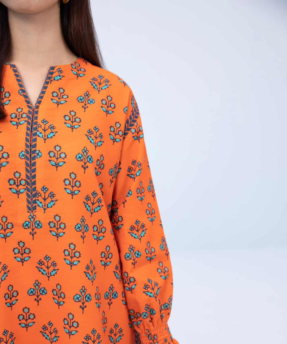 SAPPHIRE | UNSTITCHED 3 PIECE PRINTED LIGHT KHADDAR SUIT