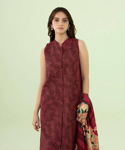 Sapphire | Unstitched 3 Piece - Printed Cambric Suit