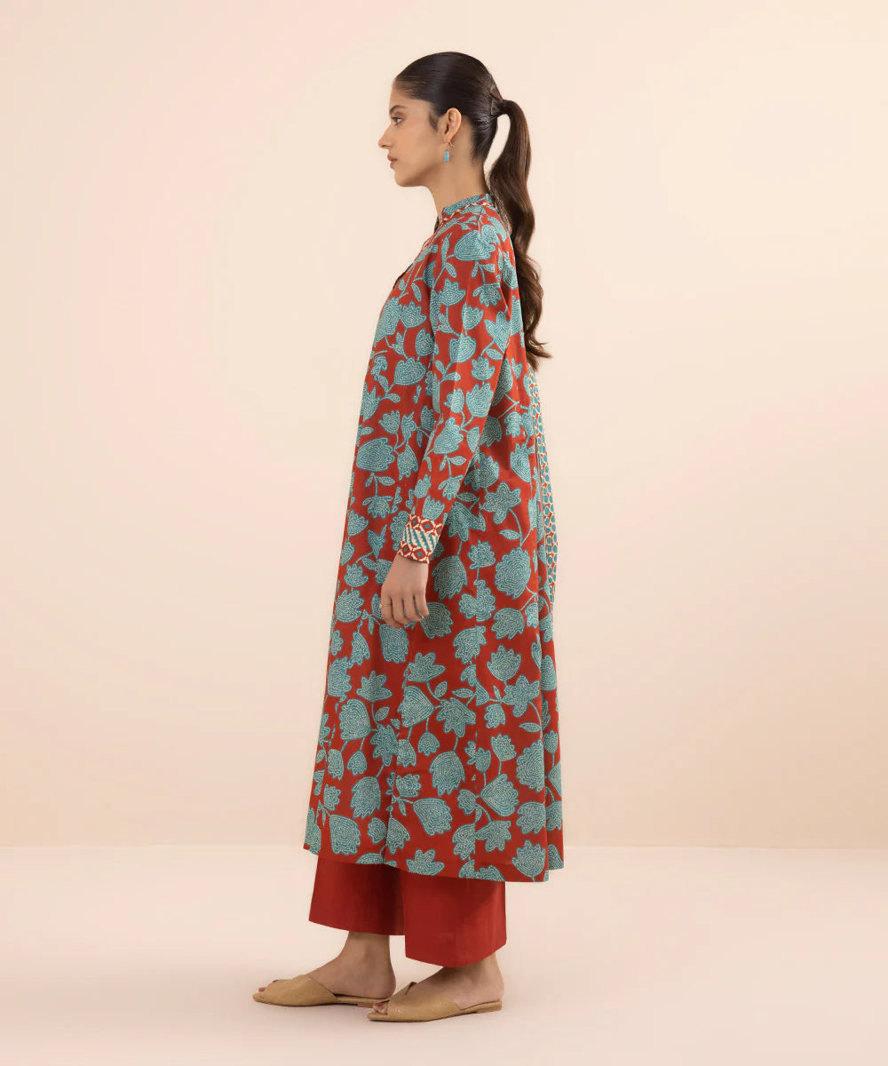 SAPPHIRE | UNSTITCHED 3 PIECE PRINTED LAWN SUIT