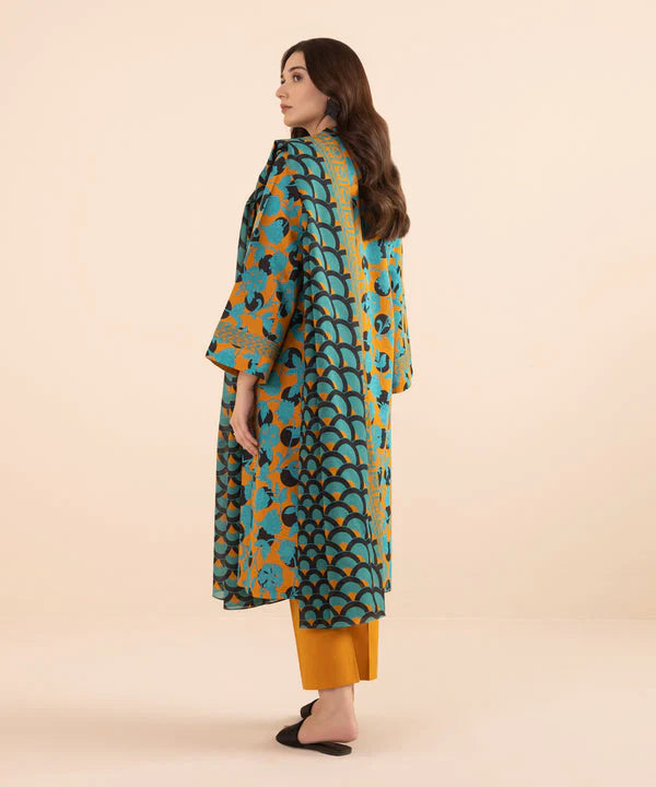 SAPPHIRE | UNSTITCHED 3 PIECE PRINTED LAWN SUIT