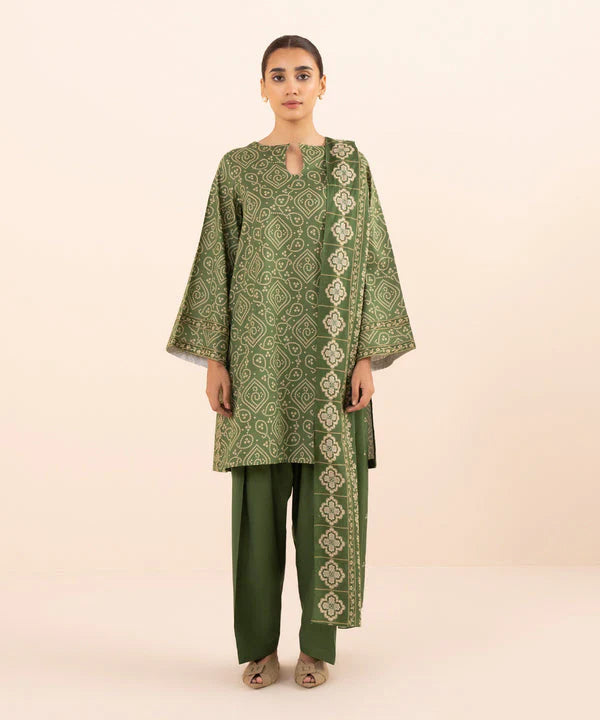 SAPPHIRE | UNSTITCHED 3 PIECE PRINTED LAWN SUIT
