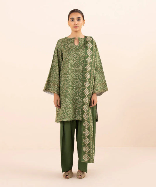 SAPPHIRE | UNSTITCHED 3 PIECE PRINTED LAWN SUIT