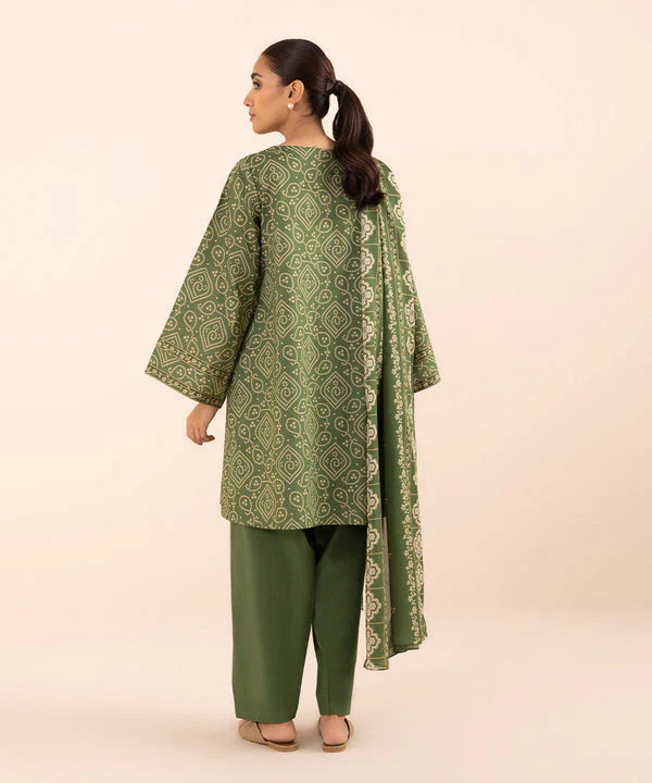 SAPPHIRE | UNSTITCHED 3 PIECE PRINTED LAWN SUIT
