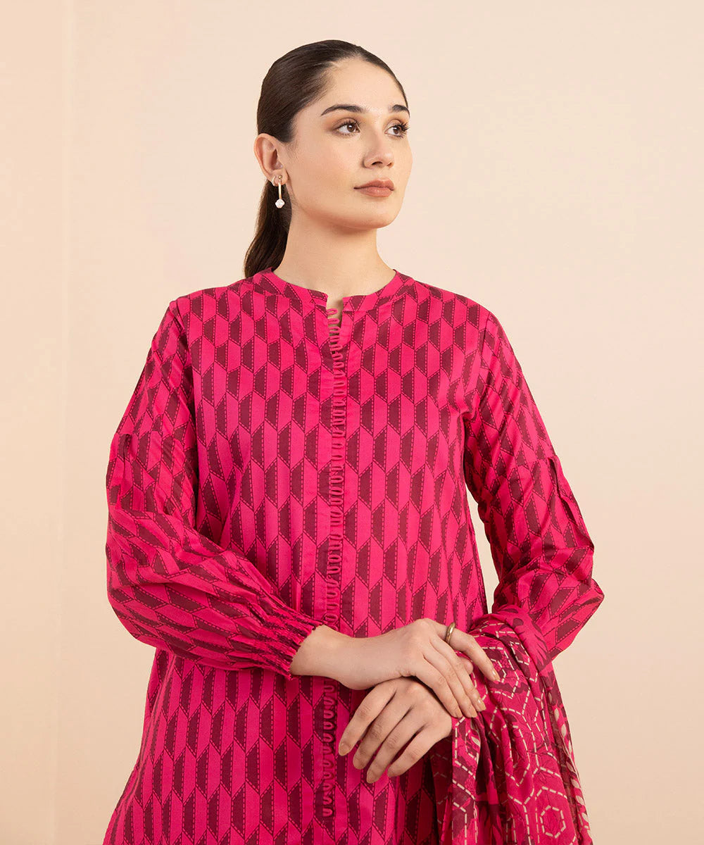 SAPPHIRE | UNSTITCHED 3 PIECE PRINTED LAWN SUIT