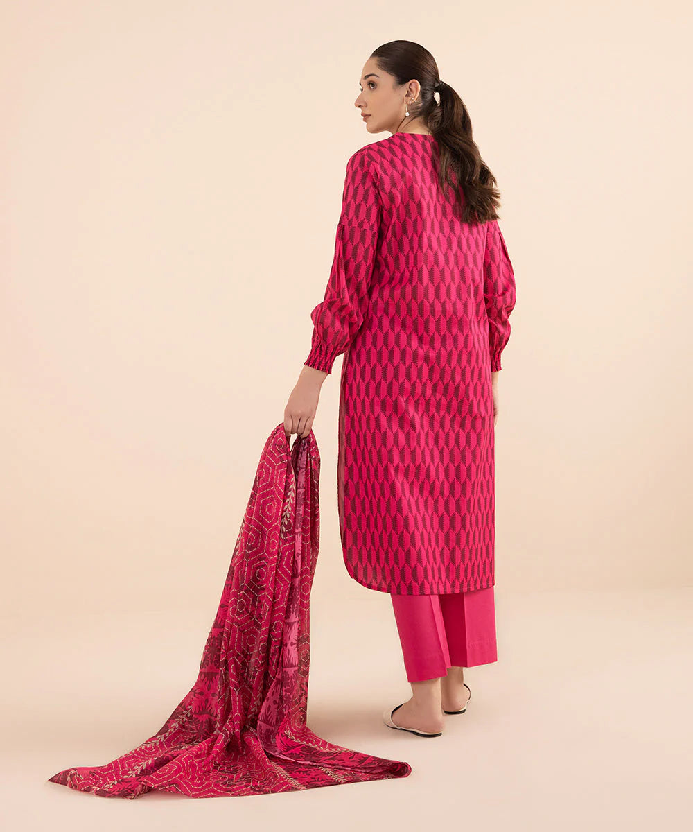 SAPPHIRE | UNSTITCHED 3 PIECE PRINTED LAWN SUIT
