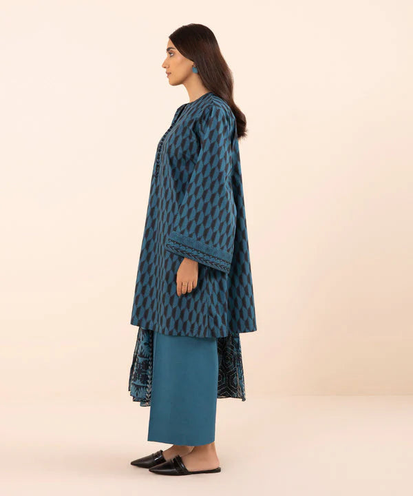 SAPPHIRE | UNSTITCHED 3 PIECE PRINTED LAWN SUIT