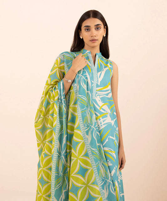 SAPPHIRE | UNSTITCHED 3 PIECE PRINTED LAWN SUIT