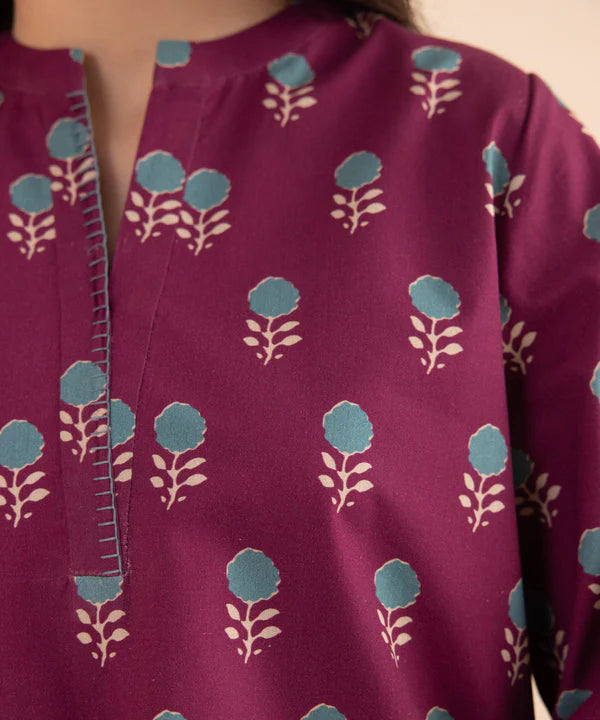 SAPPHIRE | UNSTITCHED 3 PIECE PRINTED LAWN SUIT