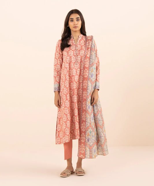 SAPPHIRE | UNSTITCHED 3 PIECE PRINTED LAWN SUIT