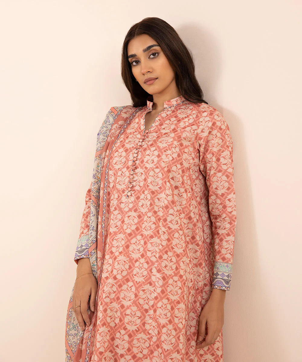 SAPPHIRE | UNSTITCHED 3 PIECE PRINTED LAWN SUIT