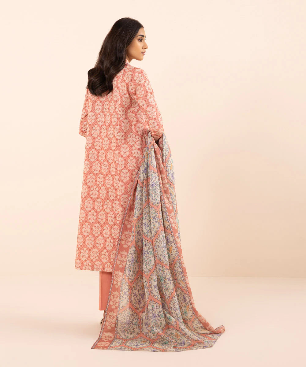 SAPPHIRE | UNSTITCHED 3 PIECE PRINTED LAWN SUIT