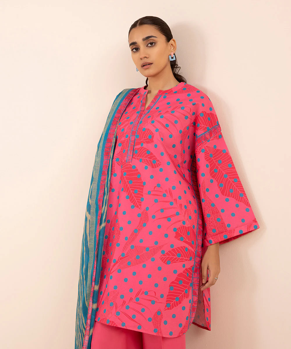 SAPPHIRE | UNSTITCHED 3 PIECE PRINTED LAWN SUIT