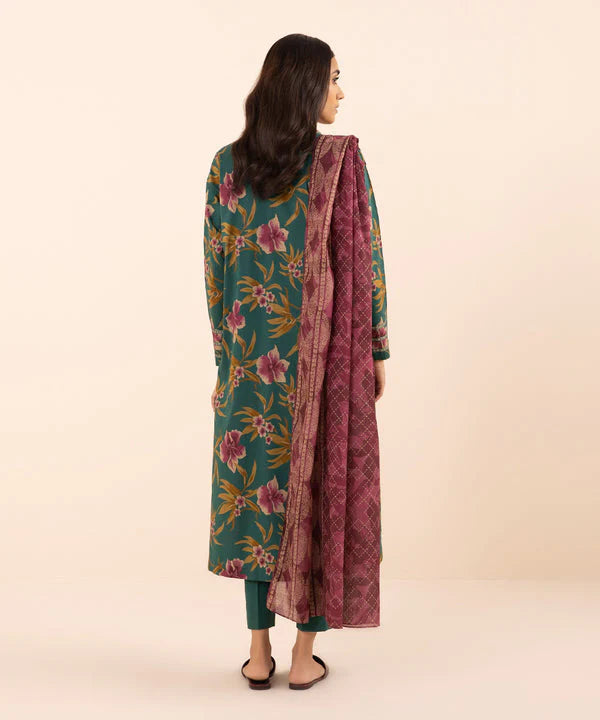 SAPPHIRE | UNSTITCHED 3 PIECE PRINTED LAWN SUIT