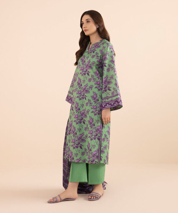 SAPPHIRE | UNSTITCHED 3 PIECE PRINTED LAWN SUIT