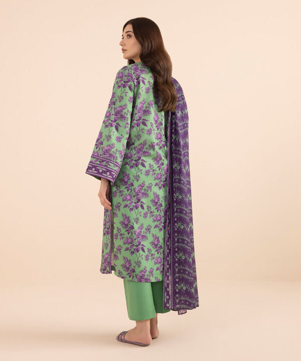 SAPPHIRE | UNSTITCHED 3 PIECE PRINTED LAWN SUIT