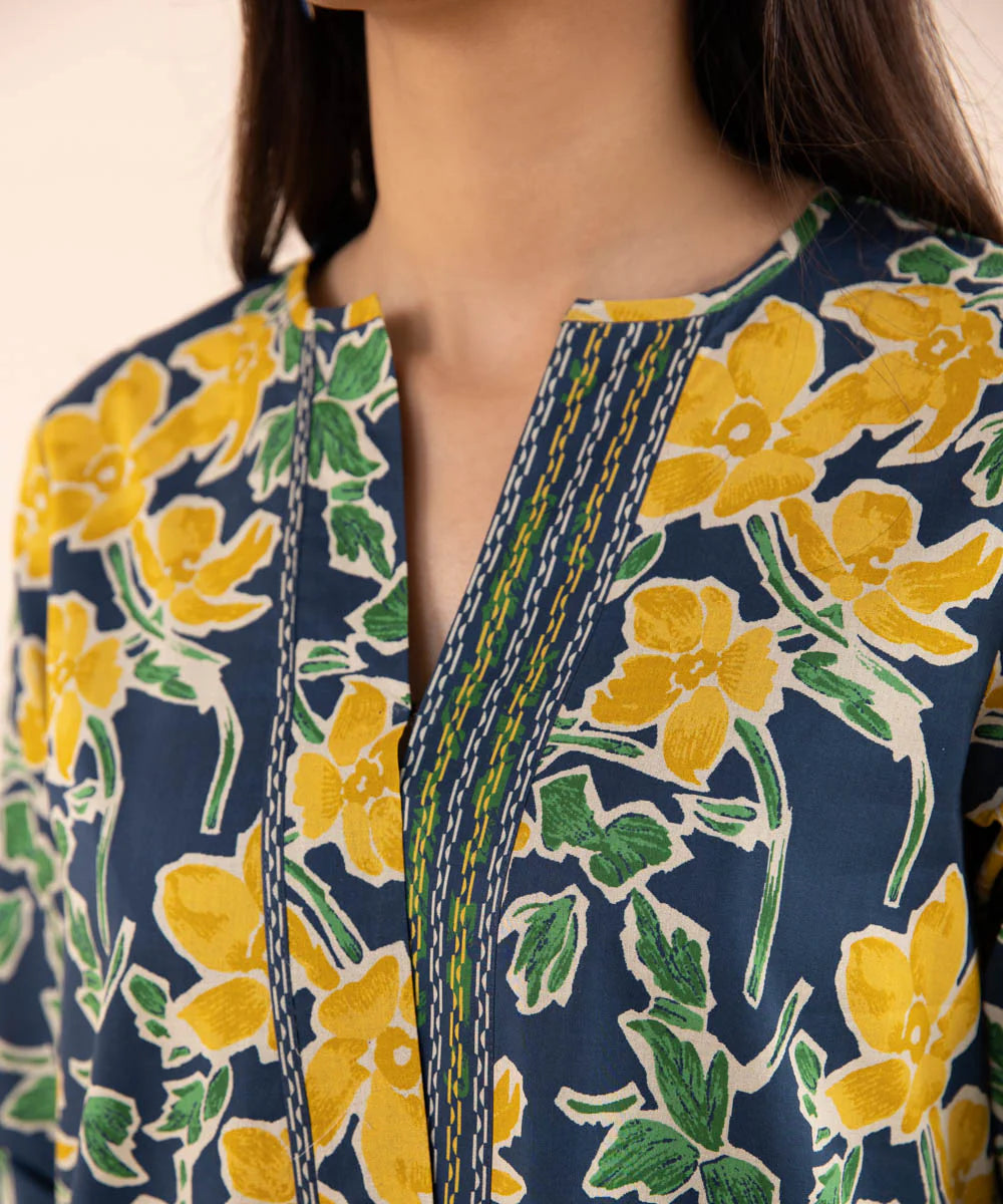 SAPPHIRE | UNSTITCHED 3 PIECE PRINTED LAWN SUIT