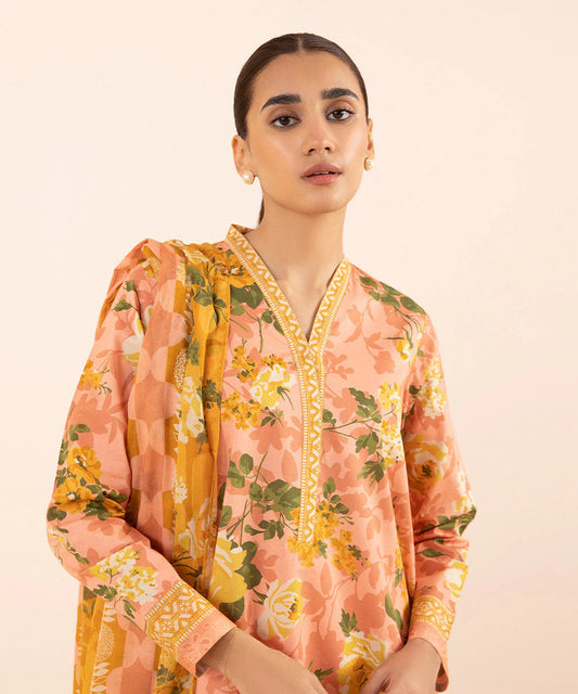 SAPPHIRE | UNSTITCHED 3 PIECE PRINTED LAWN SUIT