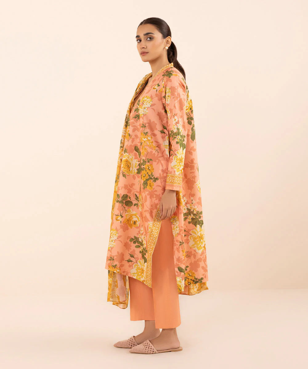 SAPPHIRE | UNSTITCHED 3 PIECE PRINTED LAWN SUIT