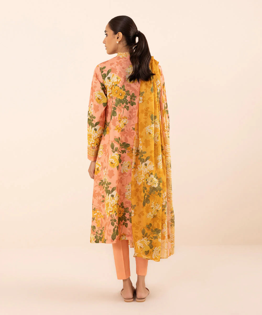 SAPPHIRE | UNSTITCHED 3 PIECE PRINTED LAWN SUIT