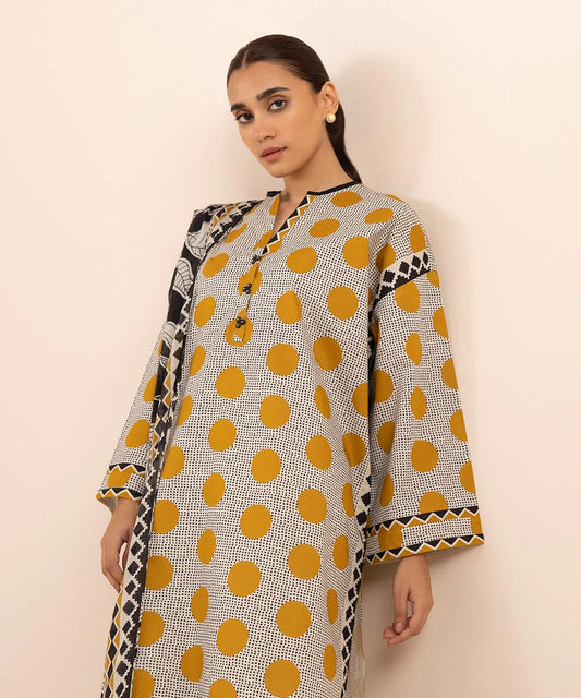 SAPPHIRE | UNSTITCHED 3 PIECE PRINTED LAWN SUIT