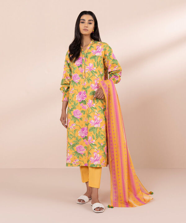 SAPPHIRE | UNSTITCHED 3 PIECE PRINTED LAWN SUIT