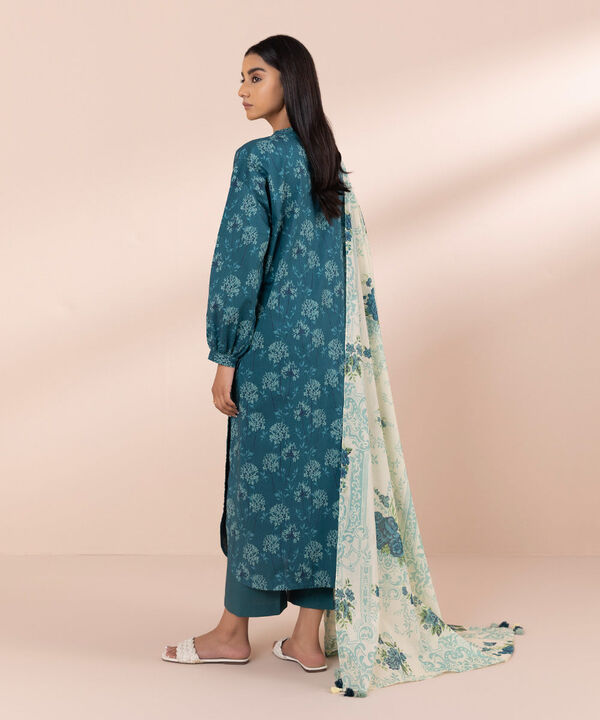 SAPPHIRE | UNSTITCHED 3 PIECE PRINTED LAWN SUIT