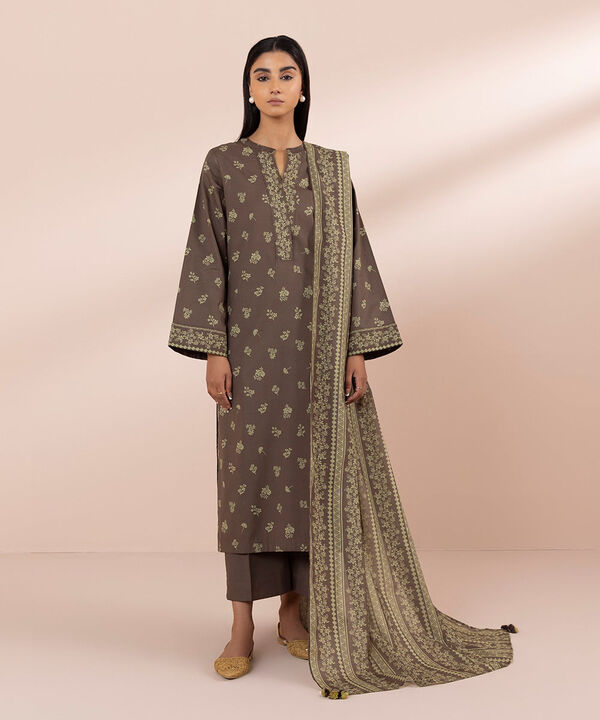SAPPHIRE | UNSTITCHED 3 PIECE PRINTED LAWN SUIT