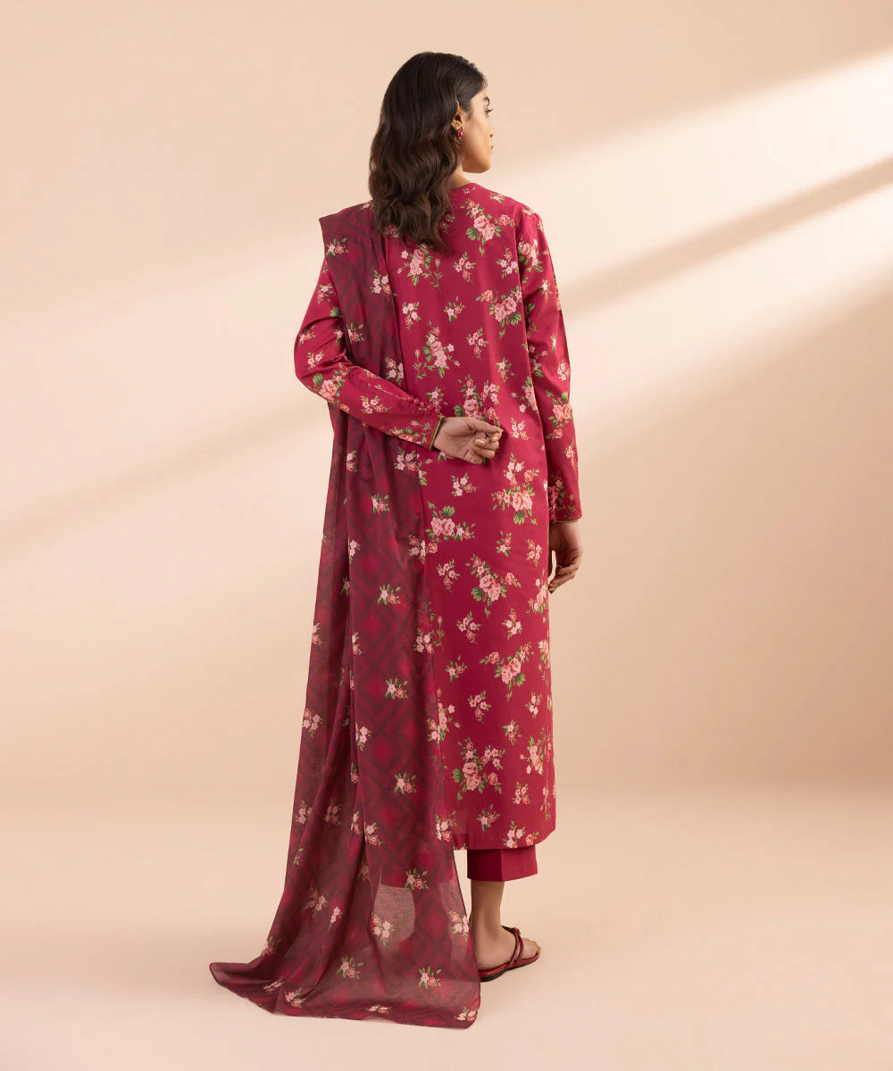 SAPPHIRE | UNSTITCHED 3 PIECE PRINTED LAWN SUIT