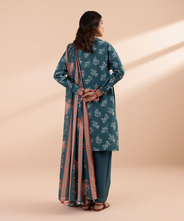 SAPPHIRE | UNSTITCHED 3 PIECE PRINTED LAWN SUIT