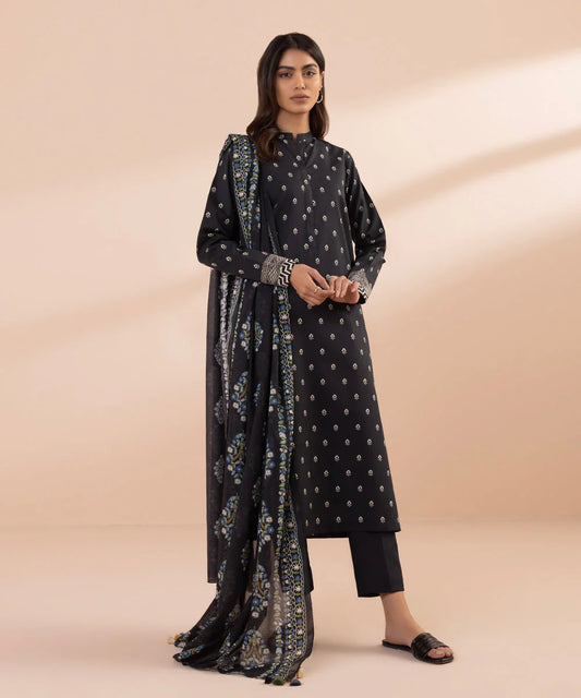 SAPPHIRE | UNSTITCHED 3 PIECE PRINTED LAWN SUIT
