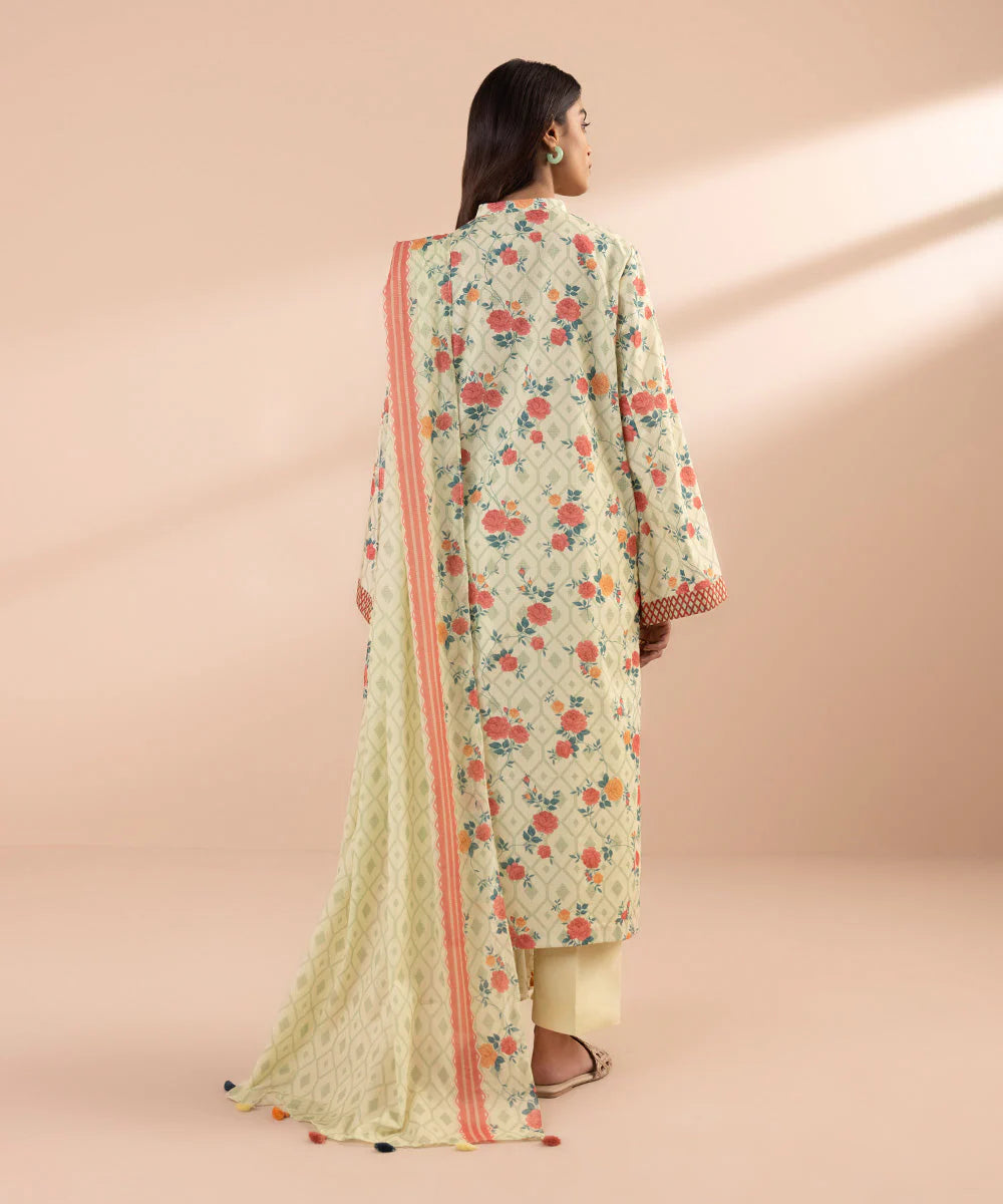 SAPPHIRE | UNSTITCHED 3 PIECE PRINTED LAWN SUIT